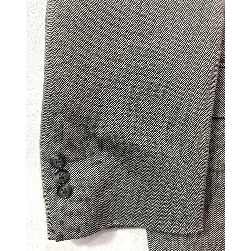 Oak Hill 3XL 54R 56R gray herringbone blazer jacket sport suit coat‎ classic fit